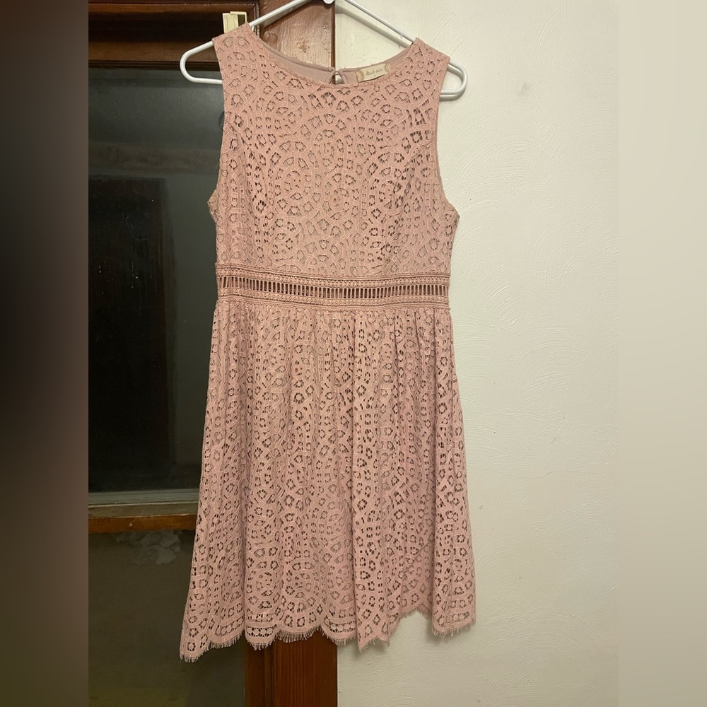 Altar’d State Mauve Lace Dress